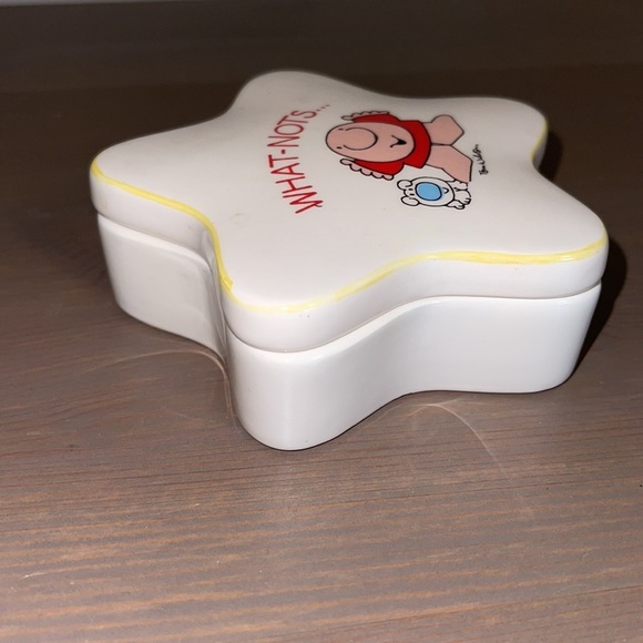 Vintage Ziggy “WHAT-NOTS” Star Shaped Ceramic Dish with Lid from Korea - Picture 6 of 10